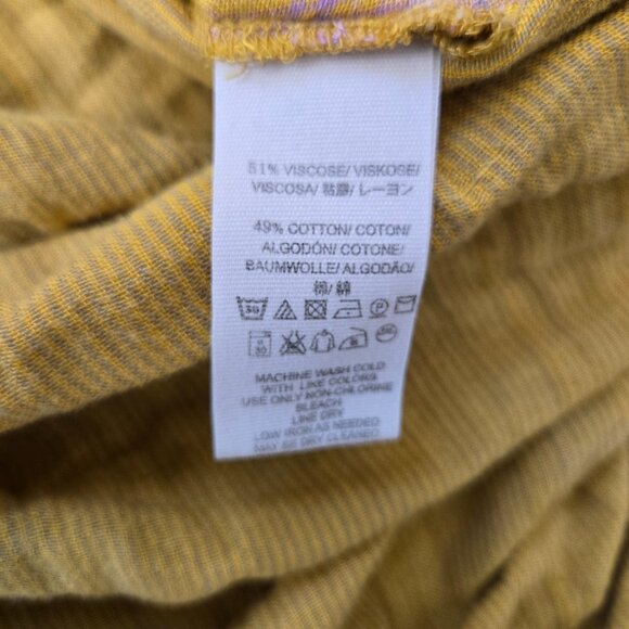 Free People XS Multicolor Plaid Tunic Shirt Flannel Flowy Boho - Picture 5 of 6